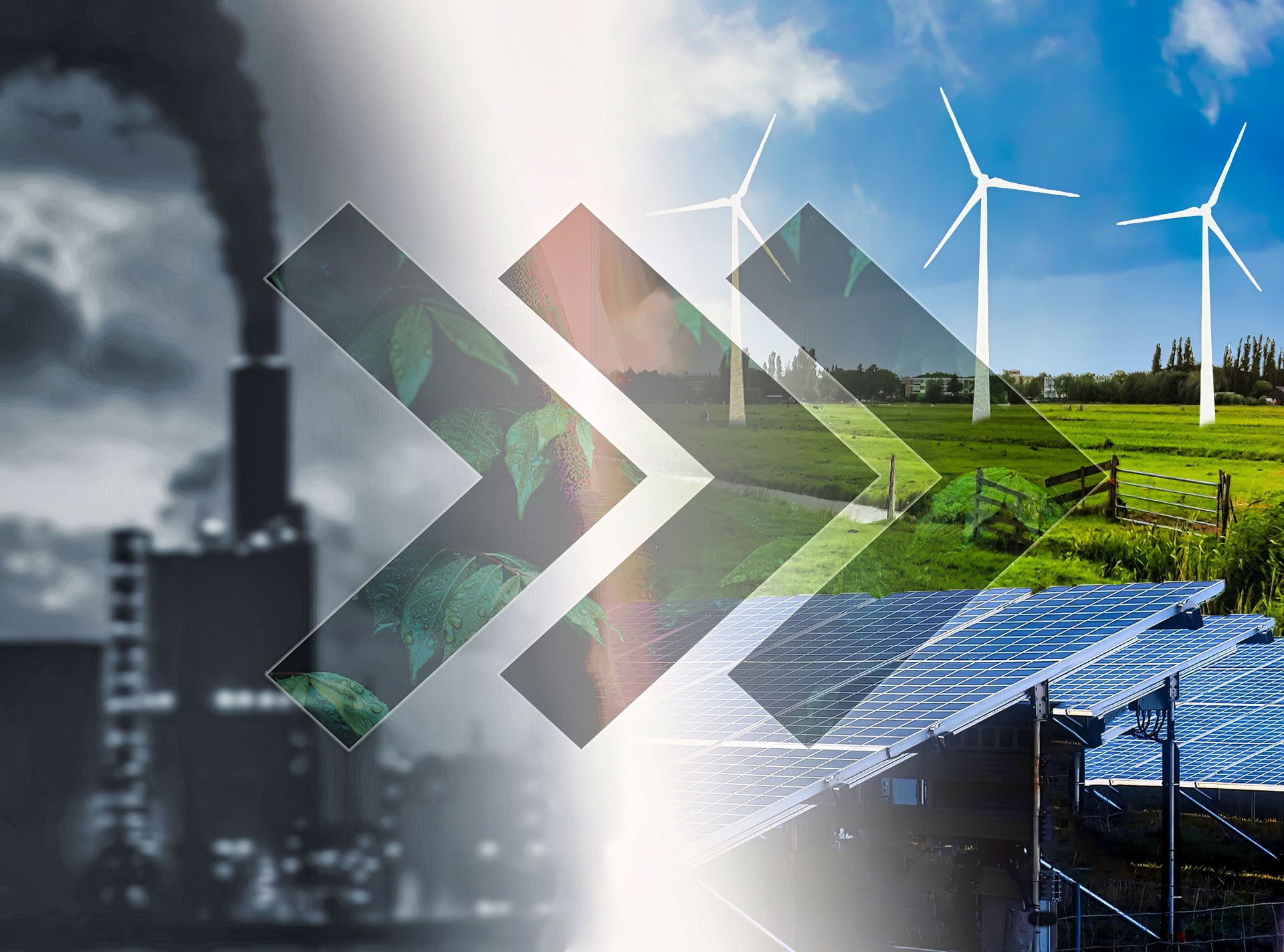 energy transition from fossil fuel to green energy